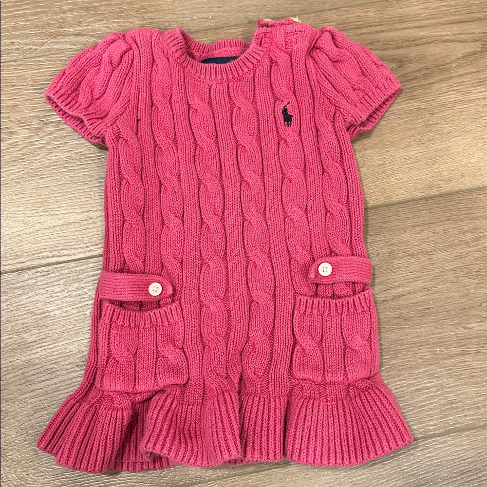 Ralph Lauren Pink Knit Dress